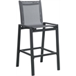 Meridian Furniture Nizuc Black Outdoor Patio Mesh Barstool (Set of 2)