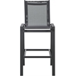 Meridian Furniture Nizuc Black Outdoor Patio Mesh Barstool (Set of 2)