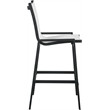 Meridian Furniture Nizuc White Outdoor Patio Mesh Barstool (Set of 2)