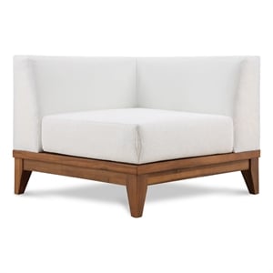 Meridian Furniture Rio Off White Water Resisting Corner Chair