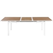 Meridian Furniture Nizuc Brown Wood Outdoor Patio Extendable Dining Table