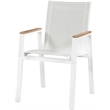 Meridian Furniture Nizuc Off White Outdoor Patio Dining Chair (Set of 2)