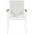 Meridian Furniture Nizuc Off White Outdoor Patio Dining Chair (Set of 2)