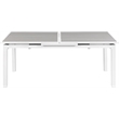 Meridian Furniture Nizuc Grey Wood Outdoor Patio Extendable Dining Table