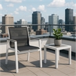 Meridian Furniture Nizuc Black Outdoor Patio Dining Arm Chair (Set of 2)