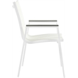 Meridian Furniture Nizuc Off White Outdoor Patio Dining Chair (Set of 2)