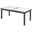 Meridian Furniture Nizuc White Wood Outdoor Patio Dining Table