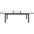 Meridian Furniture Nizuc White Wood Outdoor Patio Dining Table