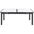 Meridian Furniture Nizuc White Wood Outdoor Patio Dining Table
