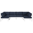 Meridian Furniture Nizuc Navy Outdoor Patio Modular Sectional