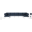 Meridian Furniture Nizuc Navy Outdoor Patio Modular Sectional