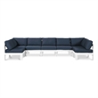 Meridian Furniture Nizuc Navy Outdoor Patio Modular Sectional