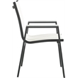 Meridian Furniture Nizuc Off White Outdoor Patio Dining Chair (Set of 2)