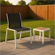 Meridian Furniture Nizuc Black Outdoor Patio Dining Chair (Set of 2)