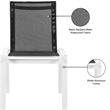 Meridian Furniture Nizuc Black Outdoor Patio Dining Chair (Set of 2)