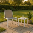 Meridian Furniture Nizuc Grey Outdoor Patio Dining Chair (Set of 2)