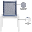 Meridian Furniture Nizuc Navy Outdoor Patio Dining Chair (Set of 2)