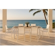 Meridian Furniture Nizuc Off White Outdoor Patio Dining Chair (Set of 2)