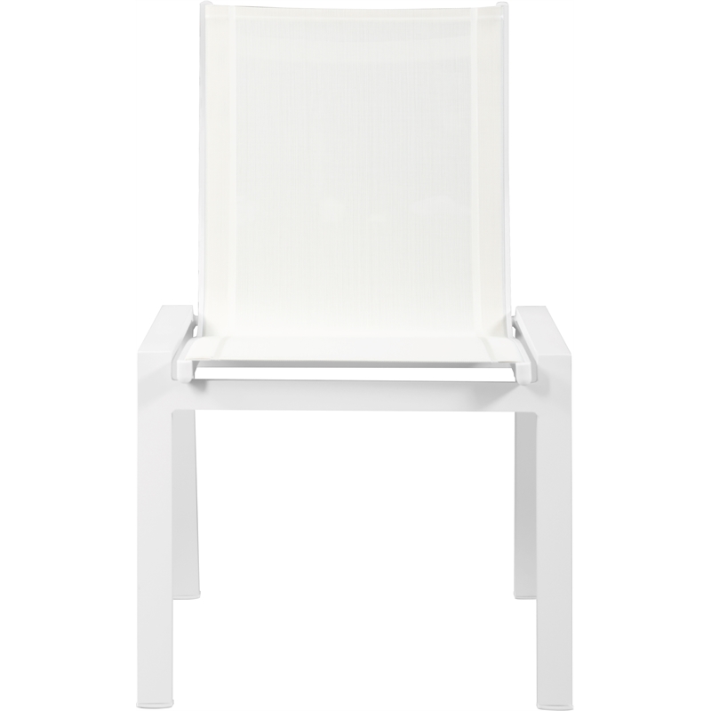 Meridian Furniture Nizuc Off White Outdoor Patio Dining Chair (Set of 2)
