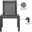 Meridian Furniture Nizuc Black Outdoor Patio Dining Chair (Set of 2)