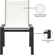 Meridian Furniture Nizuc Off White Outdoor Patio Dining Chair (Set of 2)