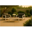 Meridian Furniture Nizuc Brown Wood Outdoor Patio Coffee Table