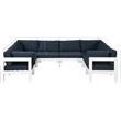 Meridian Furniture Nizuc Navy Outdoor Patio Modular Sectional