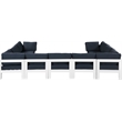 Meridian Furniture Nizuc Navy Outdoor Patio Modular Sectional