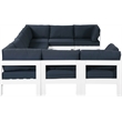 Meridian Furniture Nizuc Navy Outdoor Patio Modular Sectional