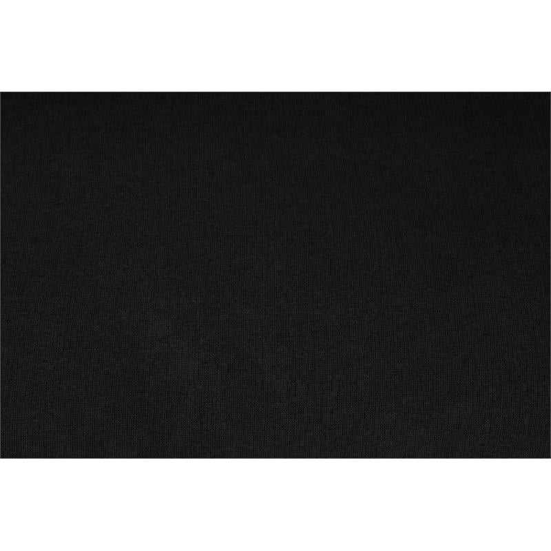 Meridian Furniture Serene Black Linen Fabric Deluxe Modular Sectional