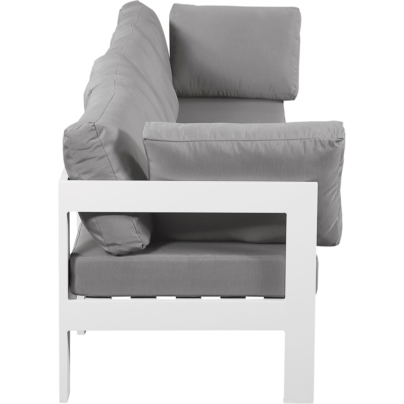 Meridian Furniture Nizuc Grey Outdoor Patio Modular Sofa