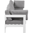 Meridian Furniture Nizuc Grey Outdoor Patio Modular Sofa