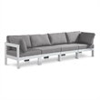 Meridian Furniture Nizuc Grey Outdoor Patio Modular Sofa