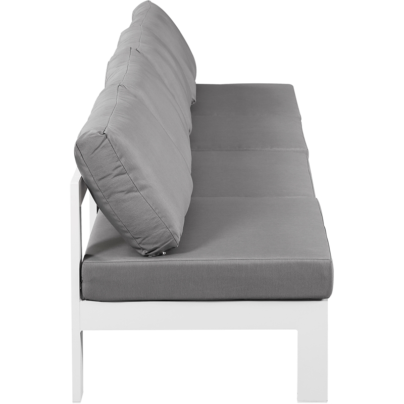 Meridian Furniture Nizuc Grey Outdoor Patio Modular Sofa