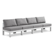 Meridian Furniture Nizuc Grey Outdoor Patio Modular Sofa