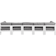 Meridian Furniture Nizuc Grey Outdoor Patio Modular Sofa