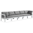Meridian Furniture Nizuc Grey Outdoor Patio Modular Sofa
