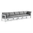 Meridian Furniture Nizuc Grey Outdoor Patio Modular Sofa