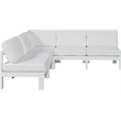 Meridian Furniture Nizuc White Outdoor Patio Modular Sectional