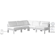Meridian Furniture Nizuc White Outdoor Patio Modular Sectional