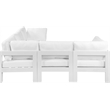 Meridian Furniture Nizuc White Outdoor Patio Modular Sectional