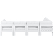Meridian Furniture Nizuc White Outdoor Patio Modular Sectional