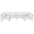 Meridian Furniture Nizuc White Outdoor Patio Modular Sectional