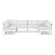 Meridian Furniture Nizuc White Outdoor Patio Modular Sectional