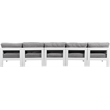 Meridian Furniture Nizuc Grey Outdoor Patio Modular Sofa