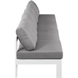 Meridian Furniture Nizuc Grey Outdoor Patio Modular Sofa