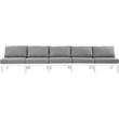 Meridian Furniture Nizuc Grey Outdoor Patio Modular Sofa