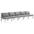 Meridian Furniture Nizuc Grey Outdoor Patio Modular Sofa