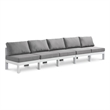 Meridian Furniture Nizuc Grey Outdoor Patio Modular Sofa