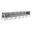 Meridian Furniture Nizuc Grey Outdoor Patio Modular Sofa